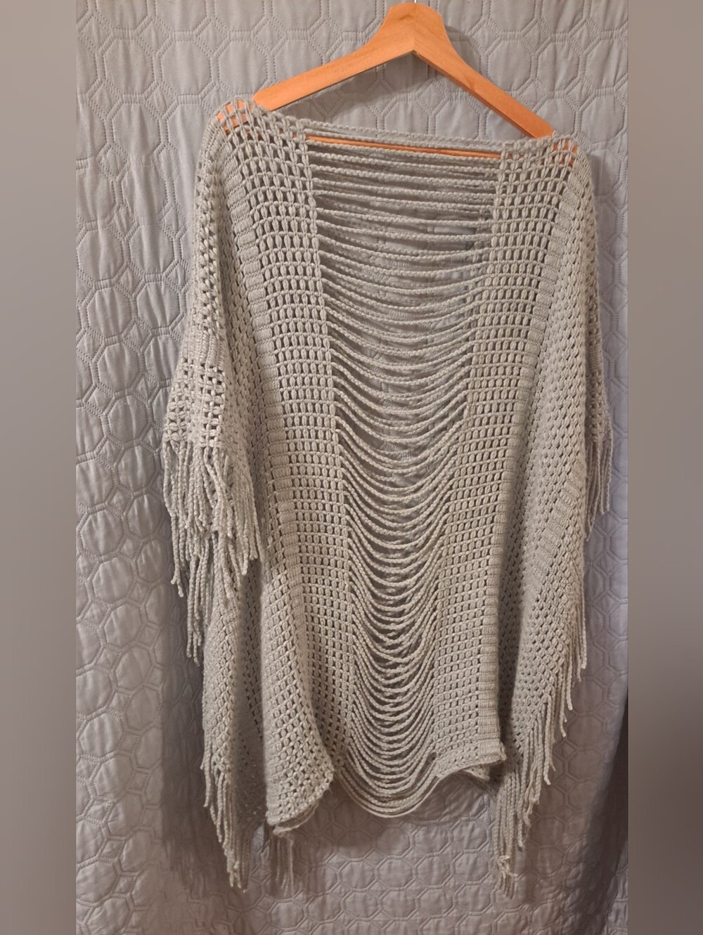 Gray Soft Knit Sweater Cover